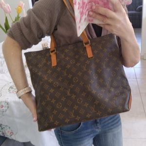 🌼Authentic Louis Vuitton Monogram Cabas Mezzo Tote